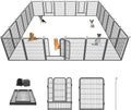 Dog Playpen 40 in Dog Fence for Large Dogs - Heavy Duty Portable