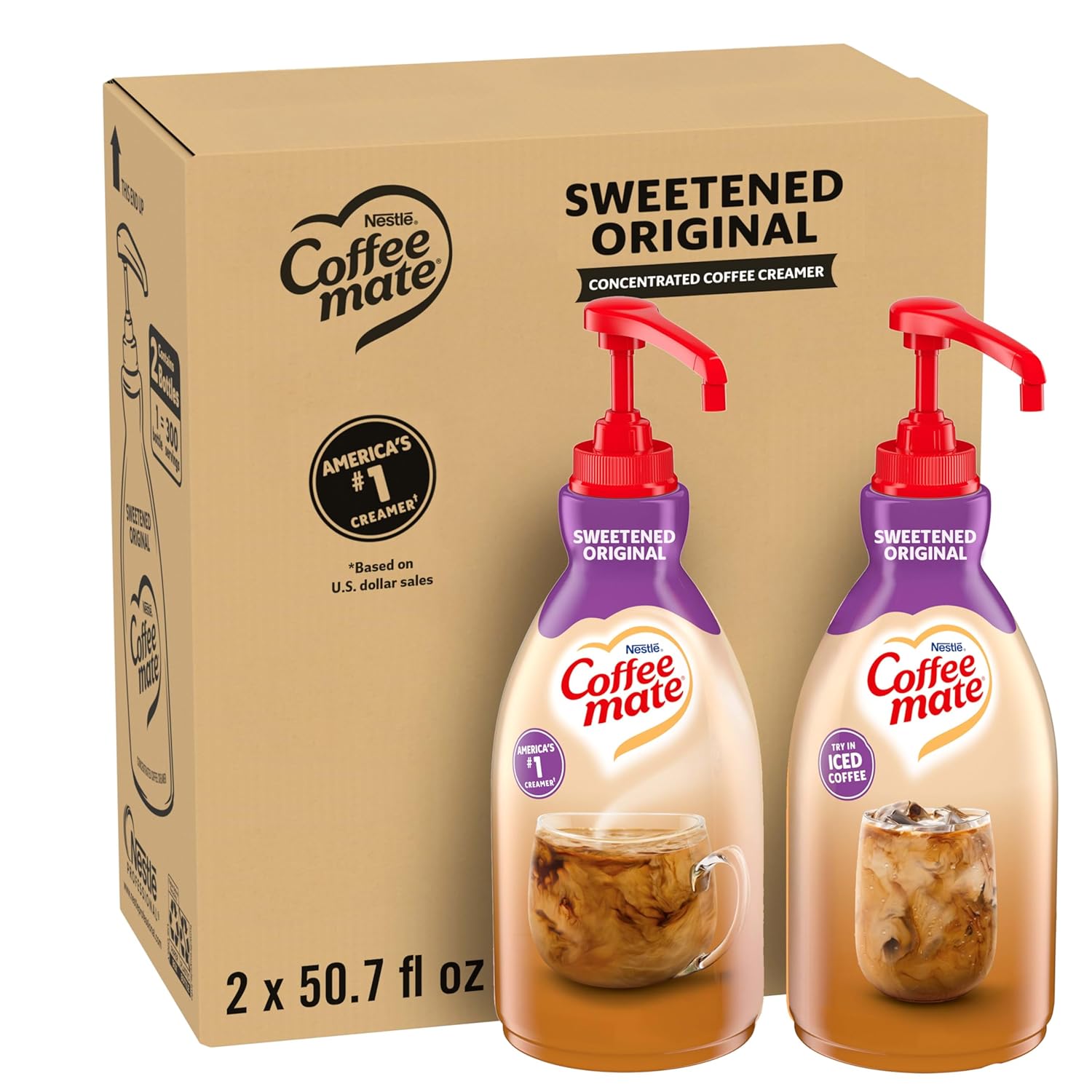 Nestle Coffee mate Sweetened Original Non-Dairy Creamer Pump