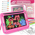 Magic LED Drawing Board for Kids - Light Up Tracing Pad for Ages 4-8