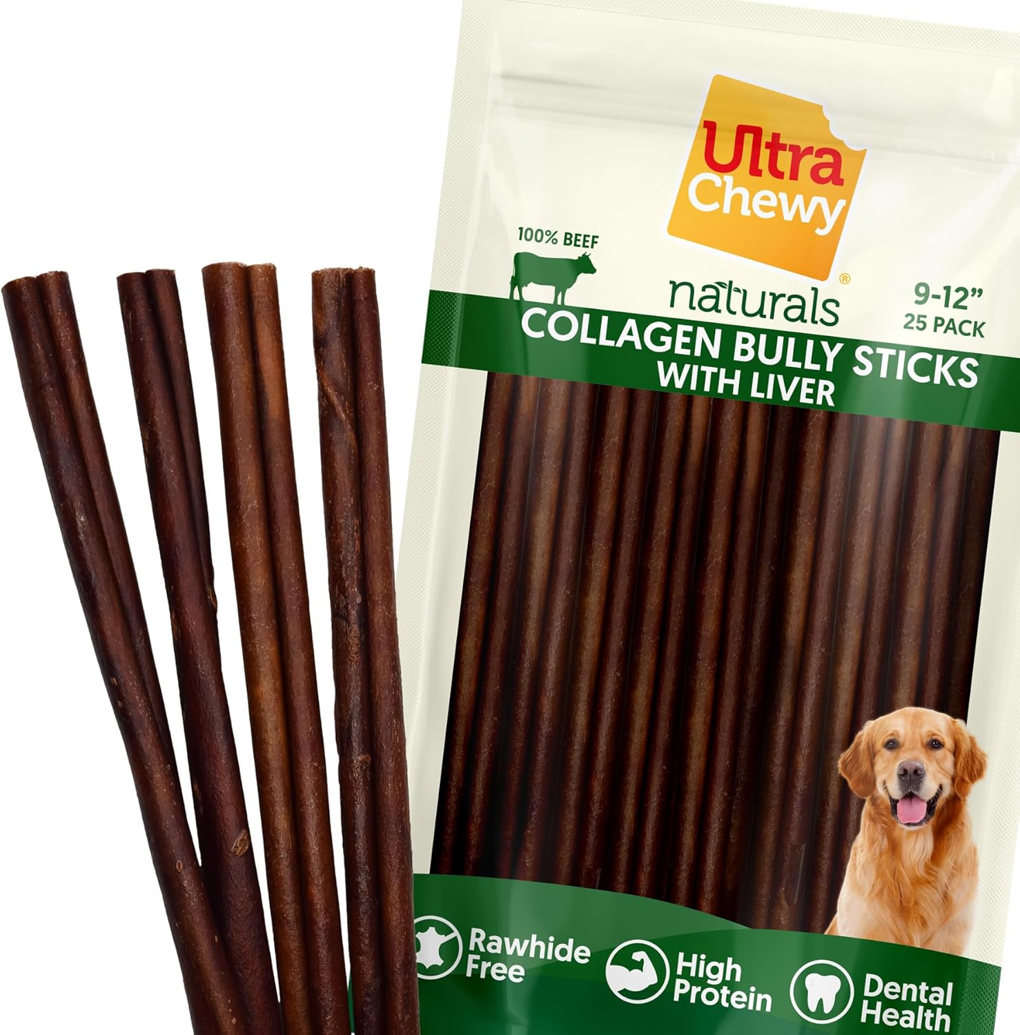 Ultra Chewy Collagen Sticks for Dogs - Healthy Chewing Treats