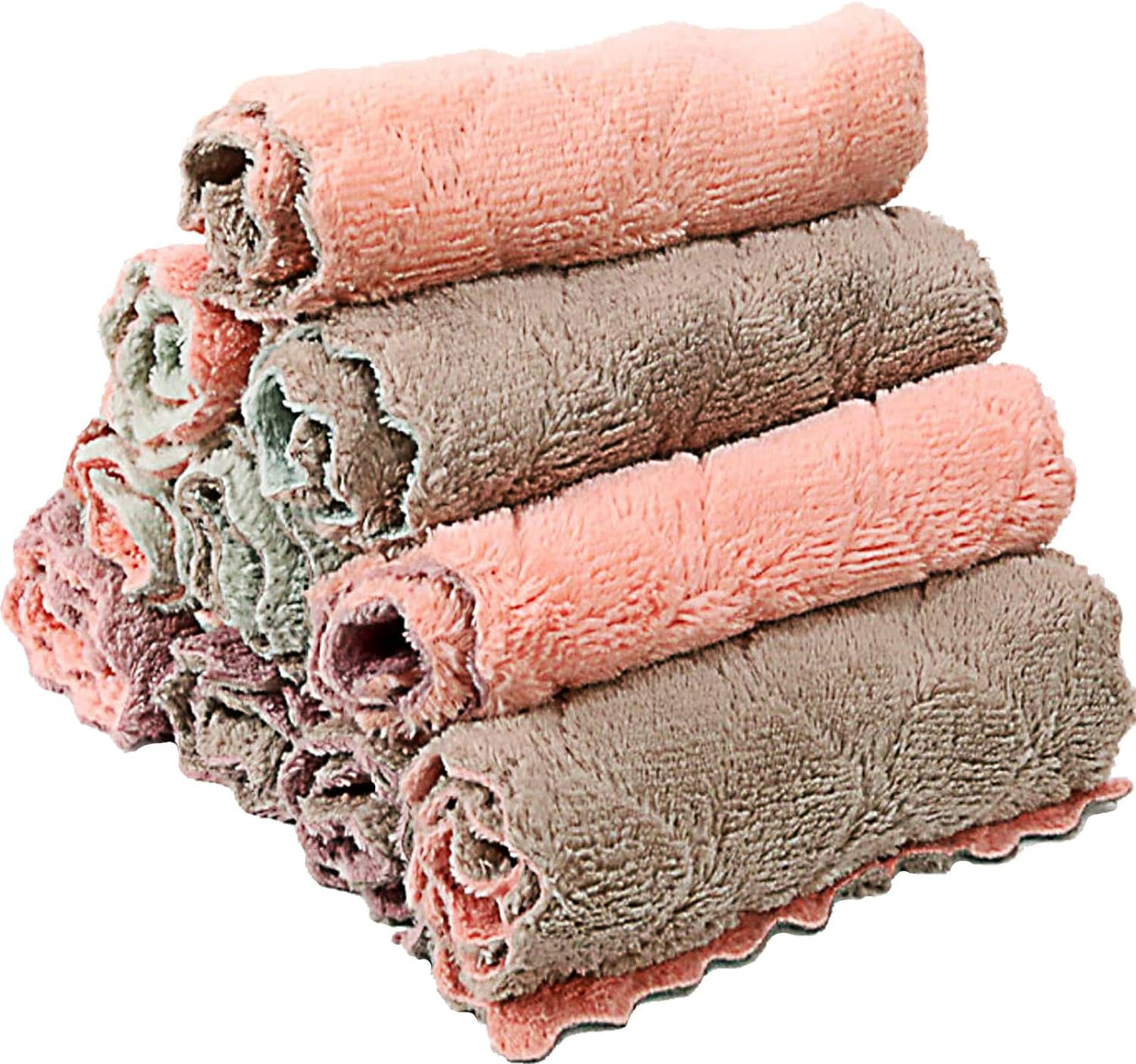 Super Absorbent Microfiber Kitchen Cloths - 10 Pack