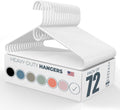 Neaties Heavy Duty Clothes Hangers 72 Count - Durable Closet
