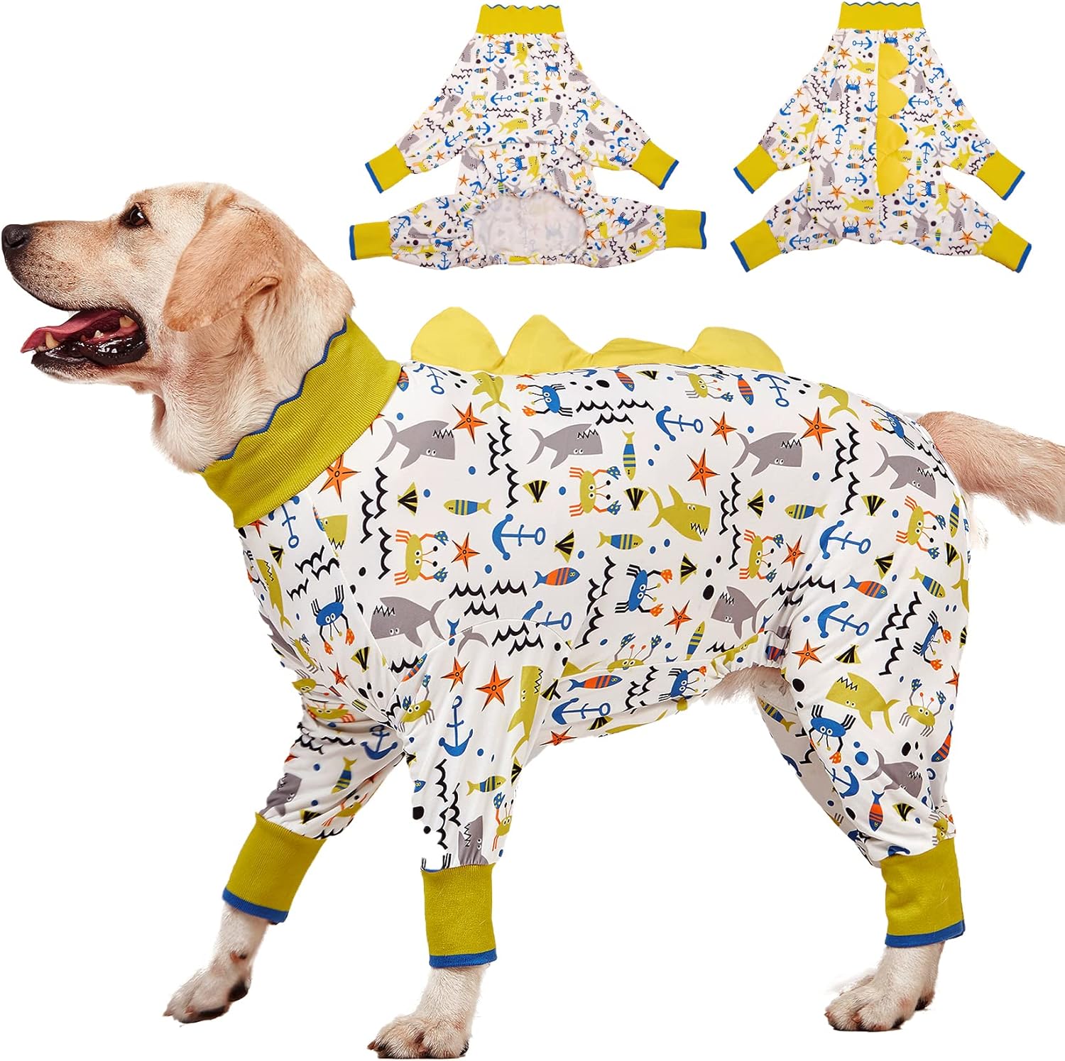 LovinPet Large Dog Pajamas for Recovery and Comfort