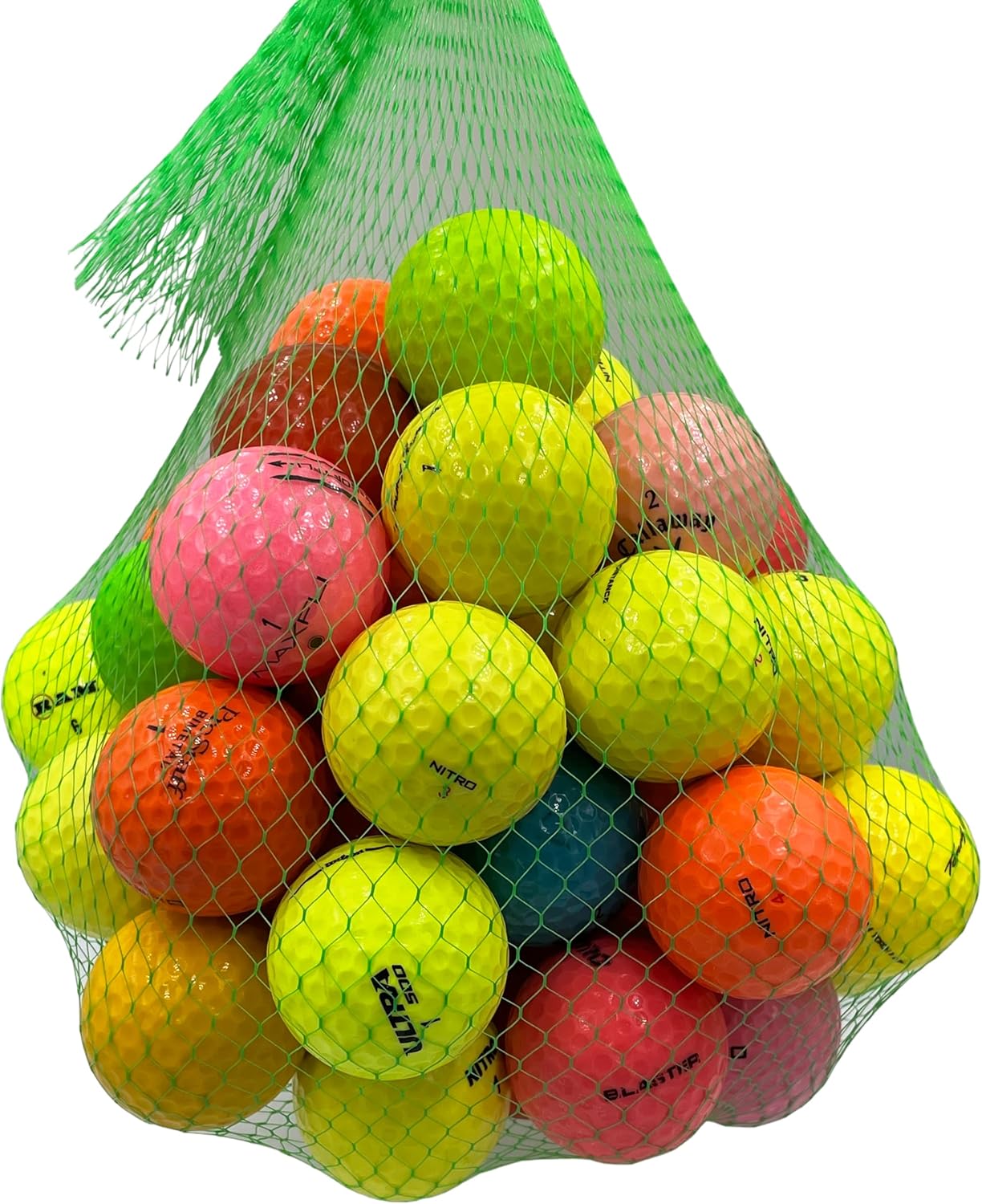 50 Pack Mix Color Used Golf Balls - Quality by Golf Ball Planet