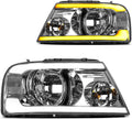 DWVO Headlights Assembly Compatible with 2004-2008 Ford F-150 - LED