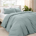 Bare Home Microfiber Duvet Cover Set Full - Ultra Soft, Linen-Like