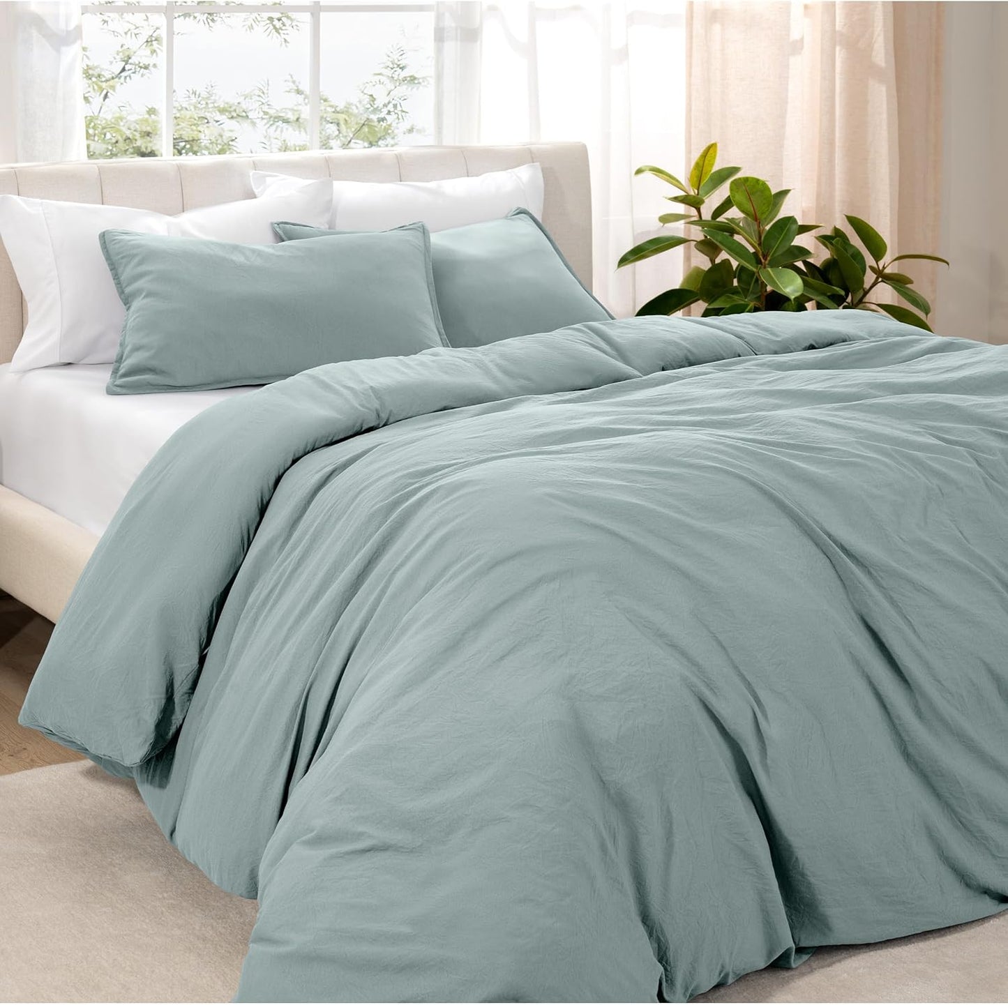 Ultra Soft Microfiber Duvet Cover Set for Full Size Beds