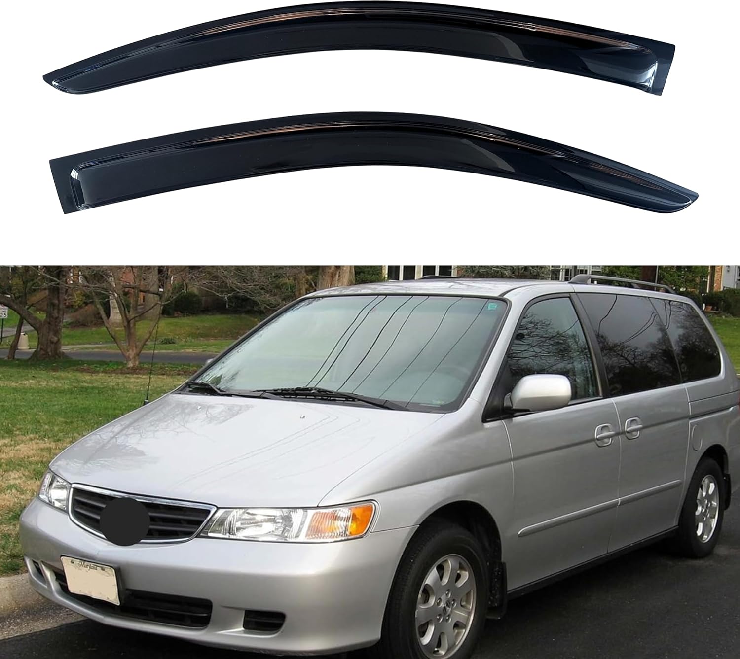 KPY Window Visor Rain Guard for Honda Odyssey 1999-2004