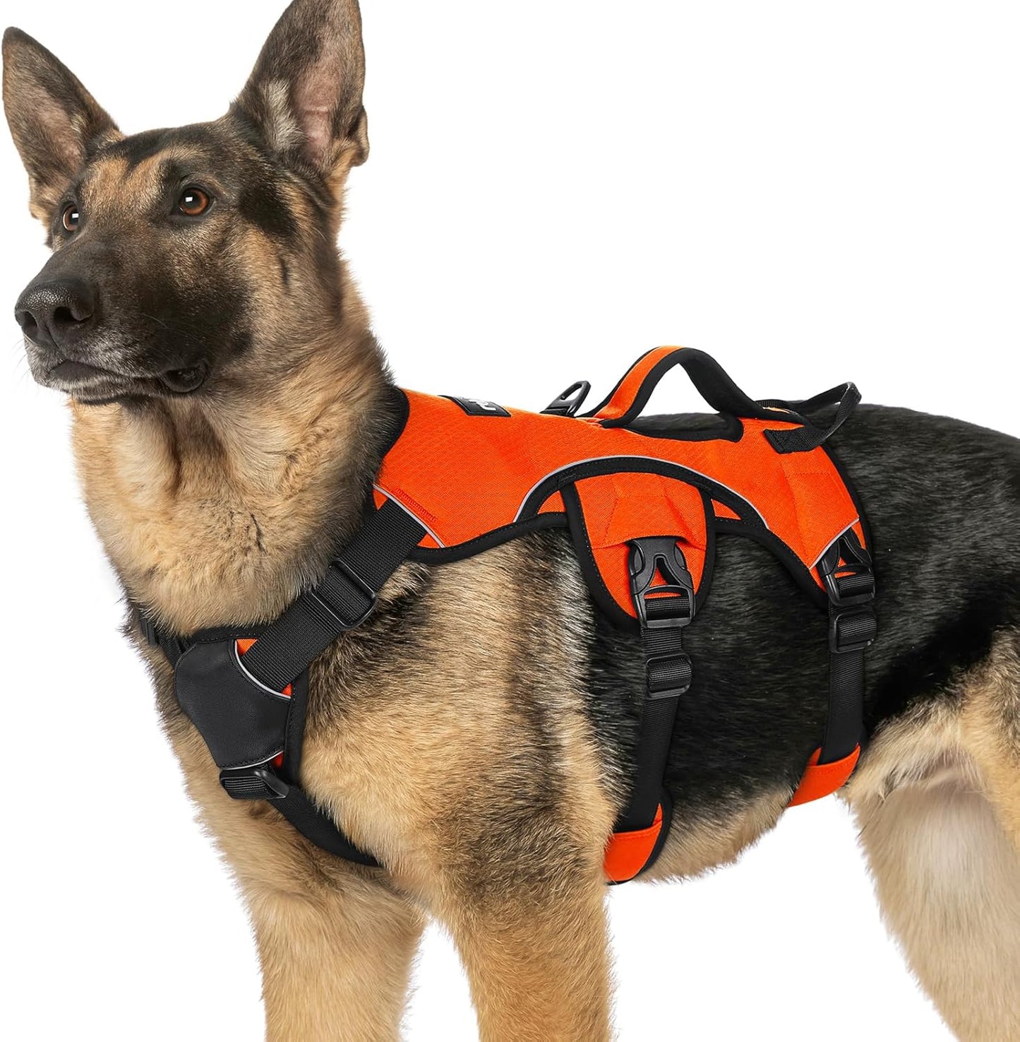 Escape Proof Dog Harness for Large Dogs by rabbitgoo - XL Orange