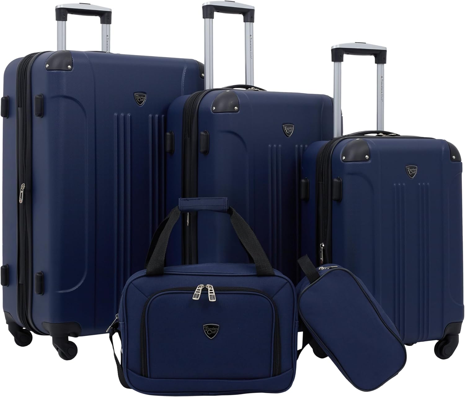 Travelers Club Chicago Hardside Expandable Spinner Luggage Set