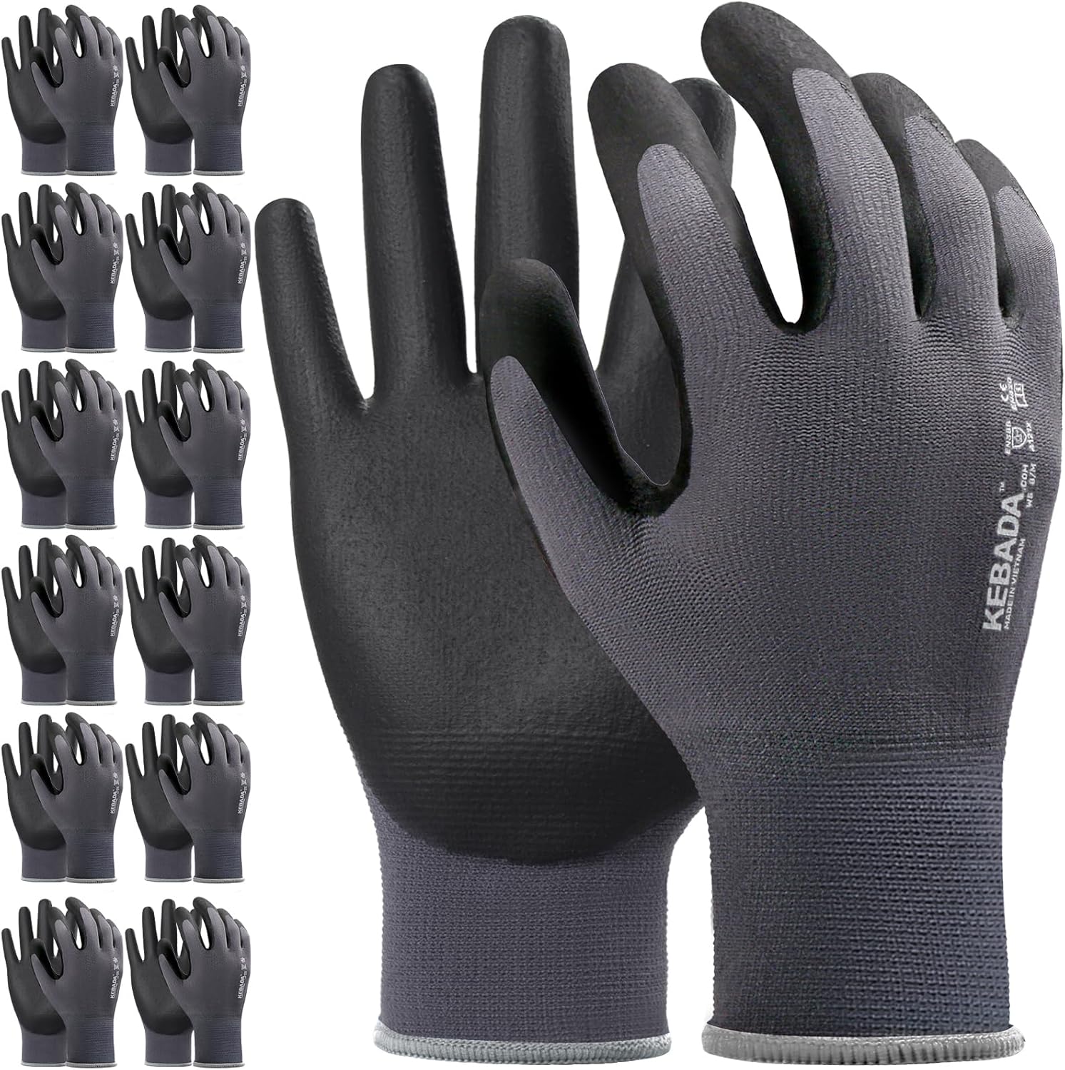 Nitrile Coated Work Gloves - Grip for Every Task!