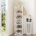 6 Tiers Vertical Shoe Rack Narrow Tower - Space-Saving Shoe Organizer