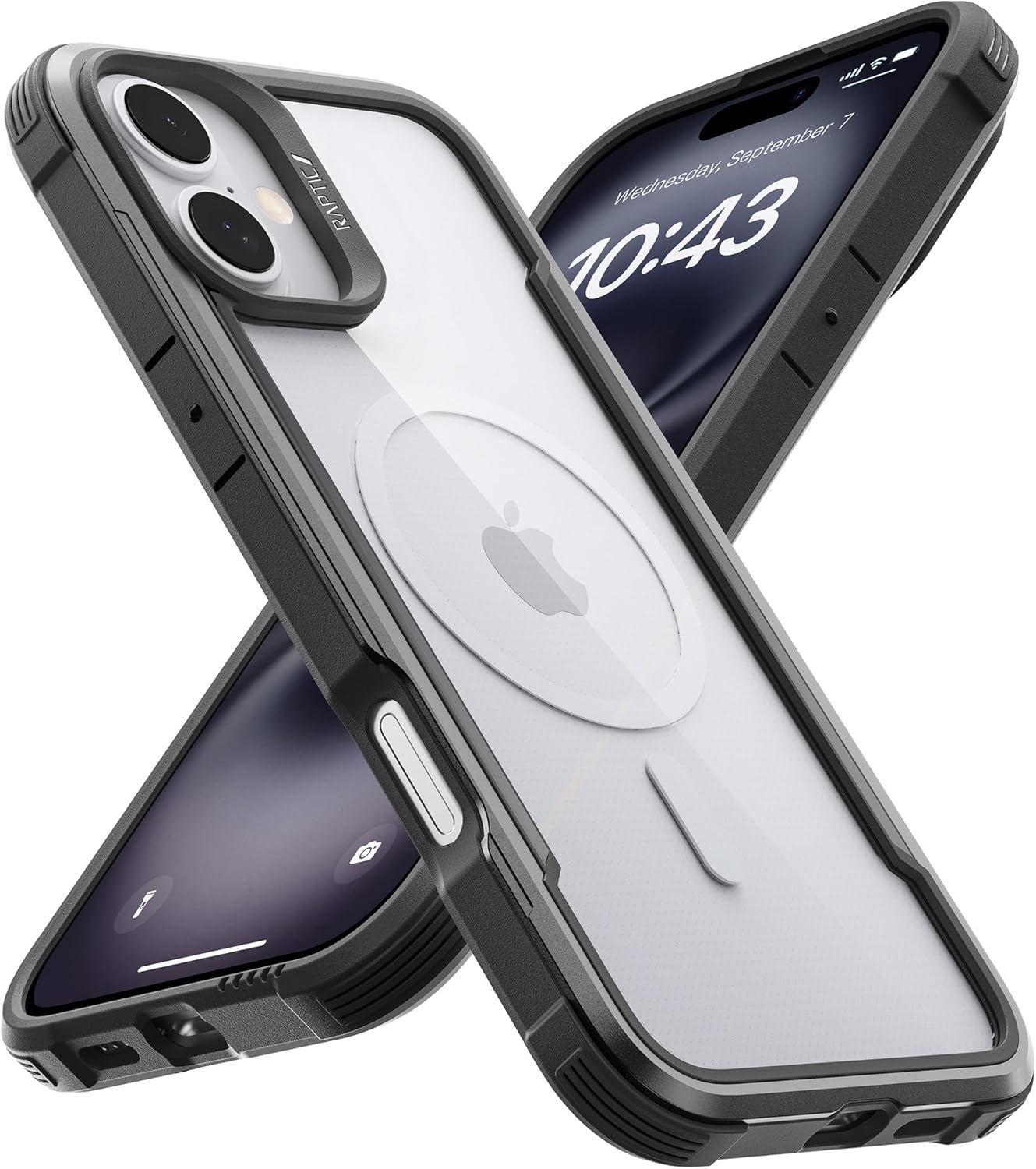 RAPTIC Shield Magnetic iPhone 16 Plus Case - Shockproof & Durable