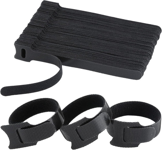 120PCS 6 Adjustable Cable Ties - Tangle-free Organization! 