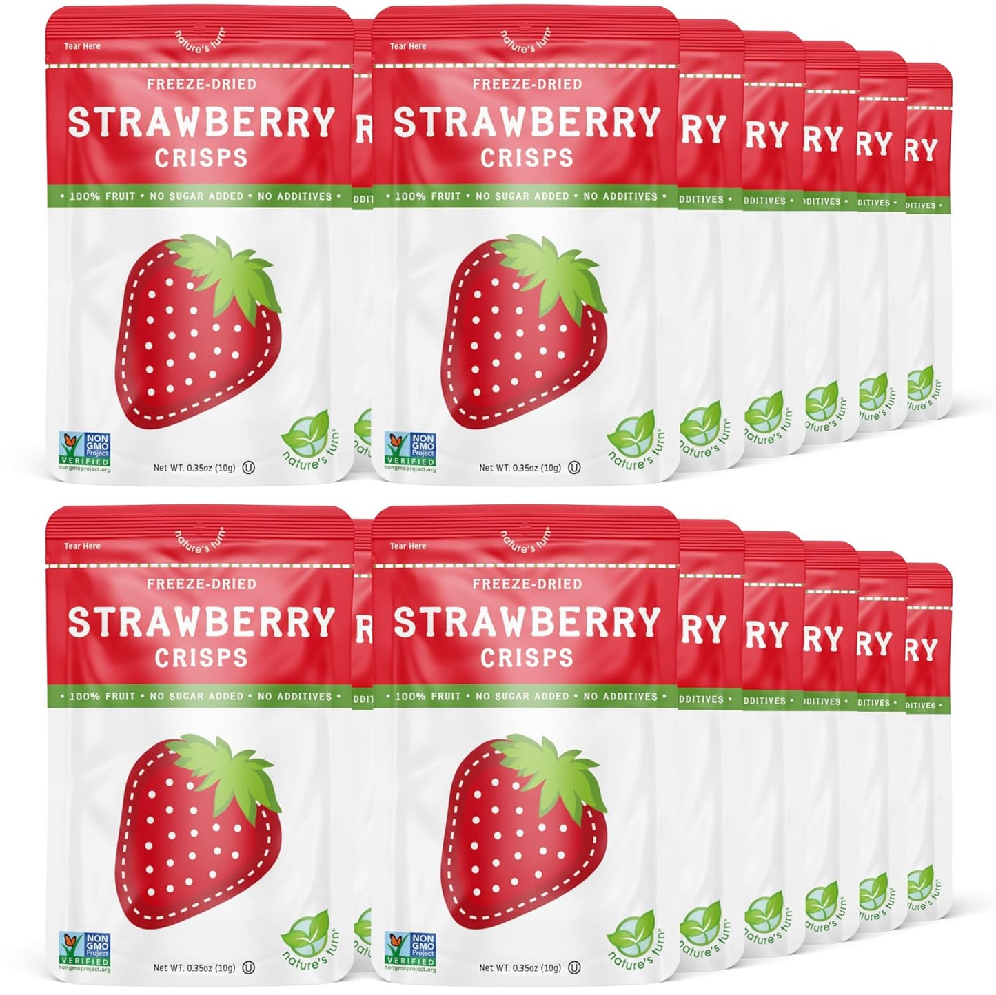 Natures Turn Freeze-Dried Strawberry Crisps for Healthy Snacking