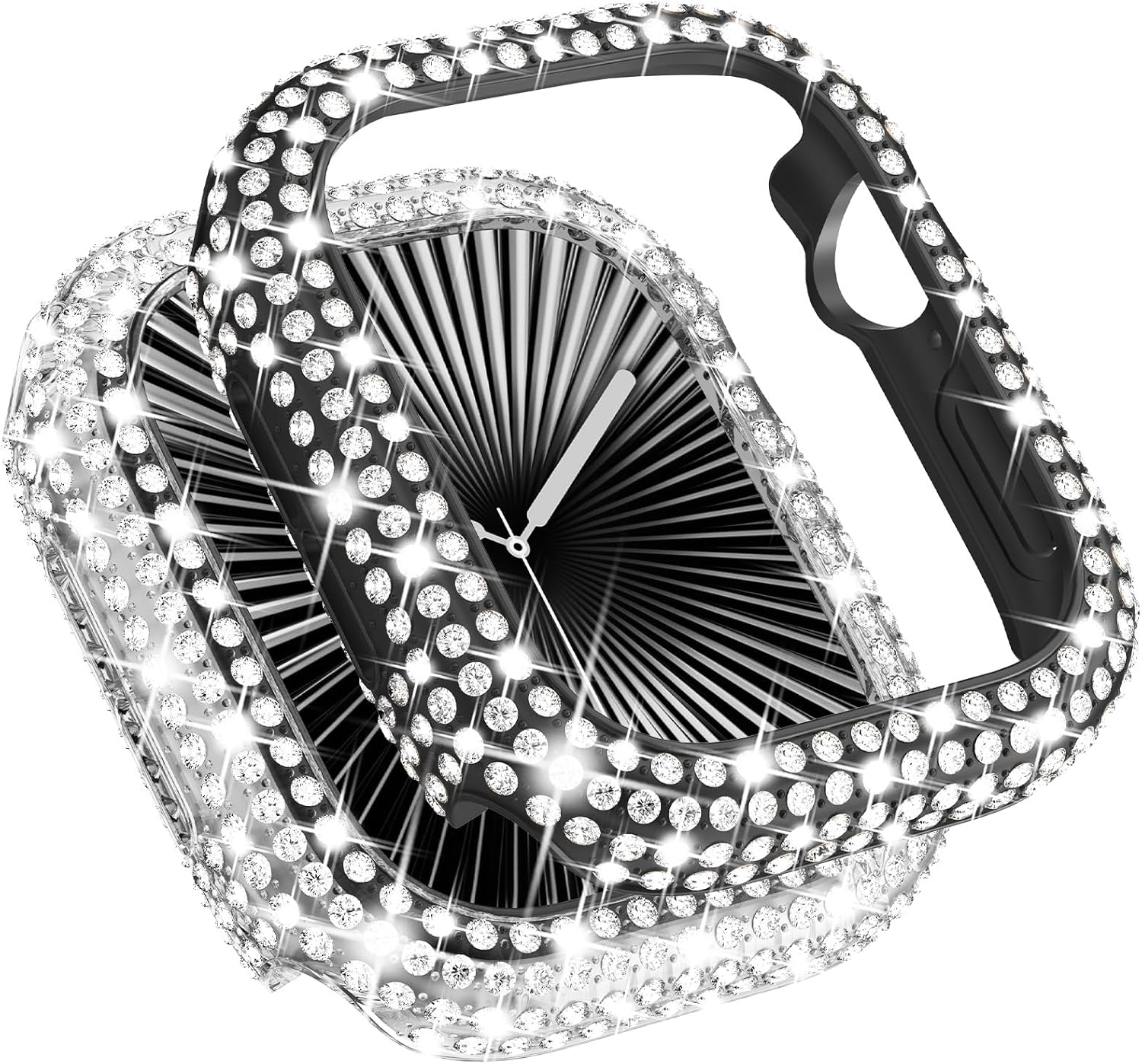 Sparkle & Protect: WINGLE Diamond Apple Watch Case Duo