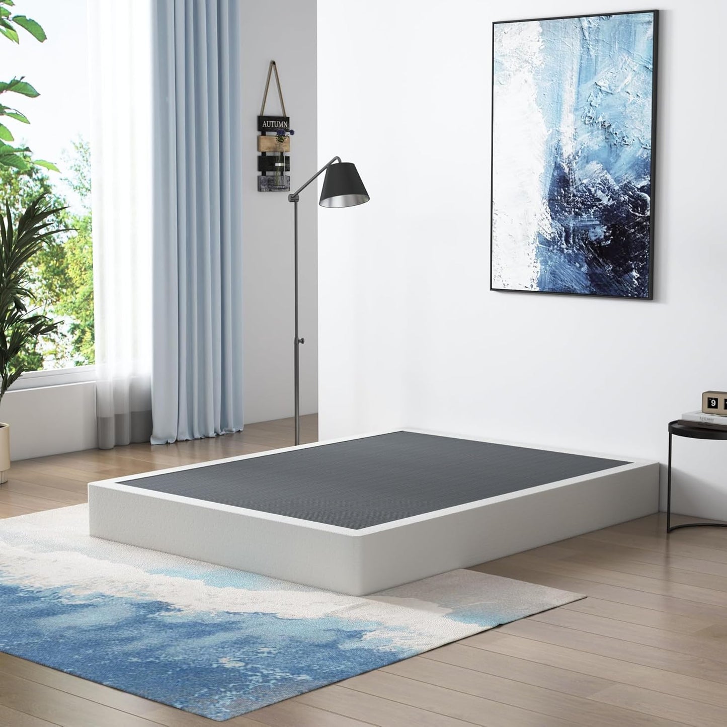 6 Inch Box Spring Queen Size Bed Base for Heavy Duty Support
