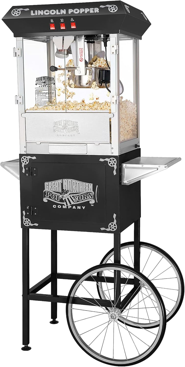 Great Northern 8oz Popcorn Machine with Stainless Steel Kettle