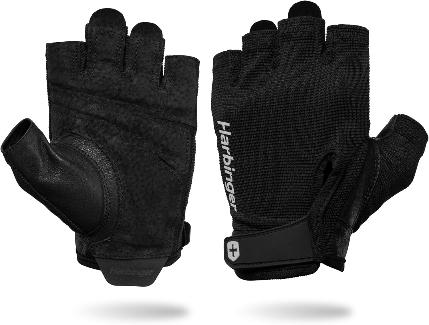 Harbinger Power Gloves 3.0: Durable Half Finger Weightlifting