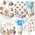 452 Pcs Dog Birthday Party Decorations for 50 Guests Supplies