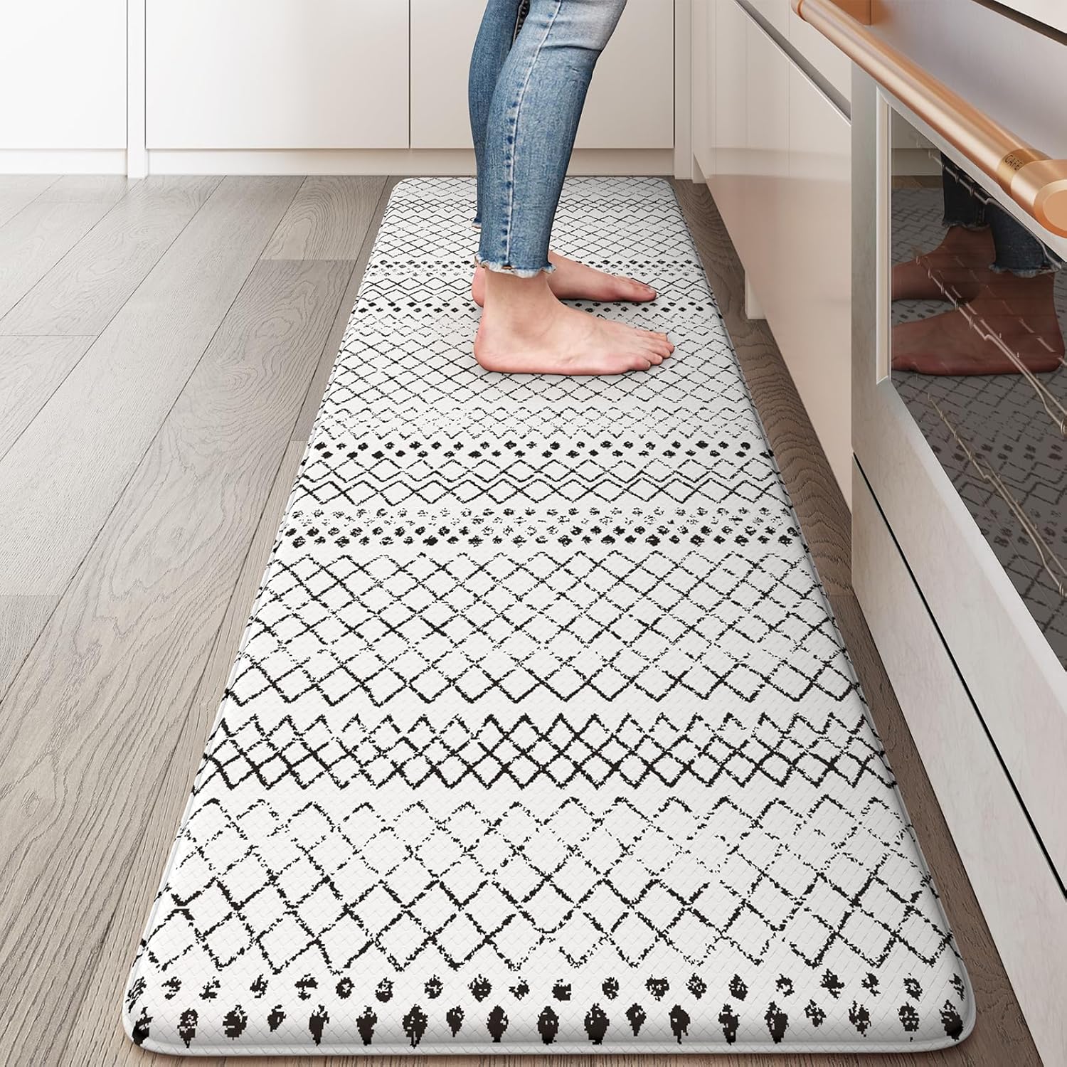 KIMODE Kitchen Runner Rug - Anti Fatigue Non-Slip Comfort Mat