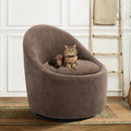 Swivel Accent Chair Barrel Chair 360 Swivel with Hidden Storage