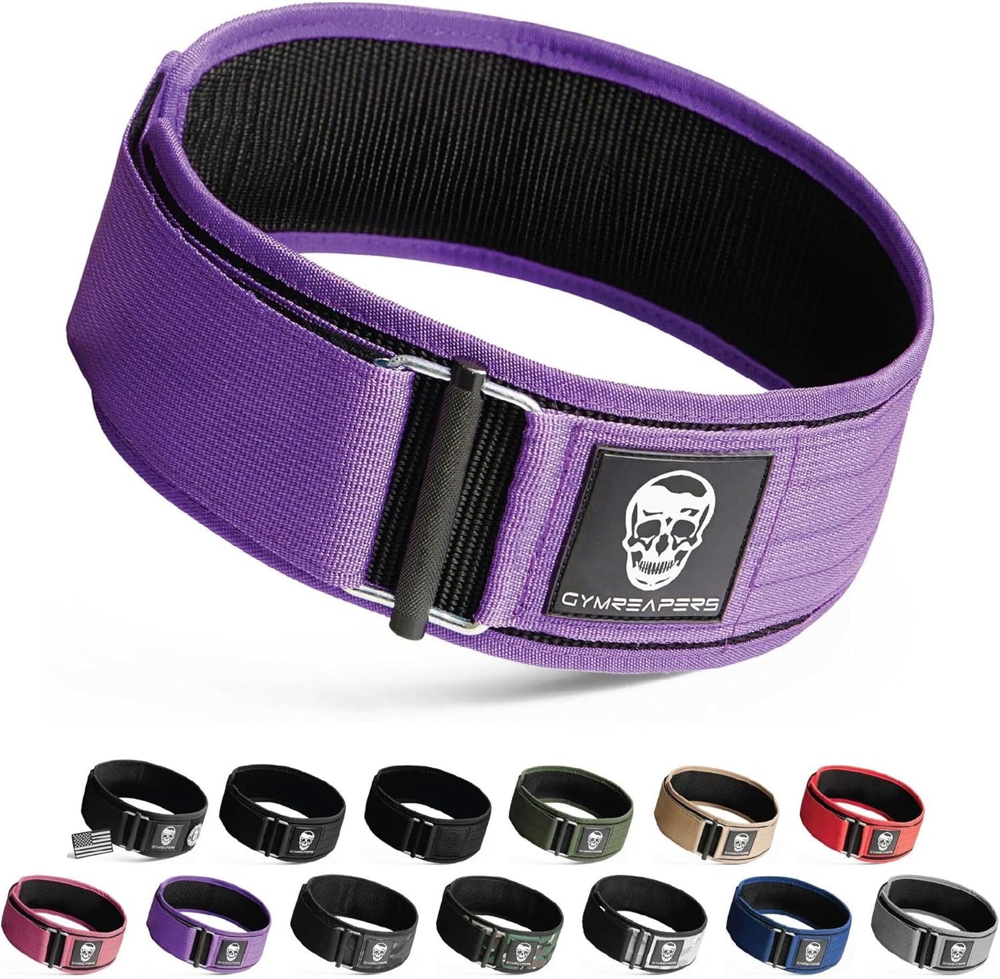 Gymreapers Quick Locking Weight Lifting Belt for Powerlifting