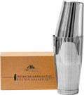 Premium Stainless Steel Boston Shaker Set - Pro Bartenders' Essential!