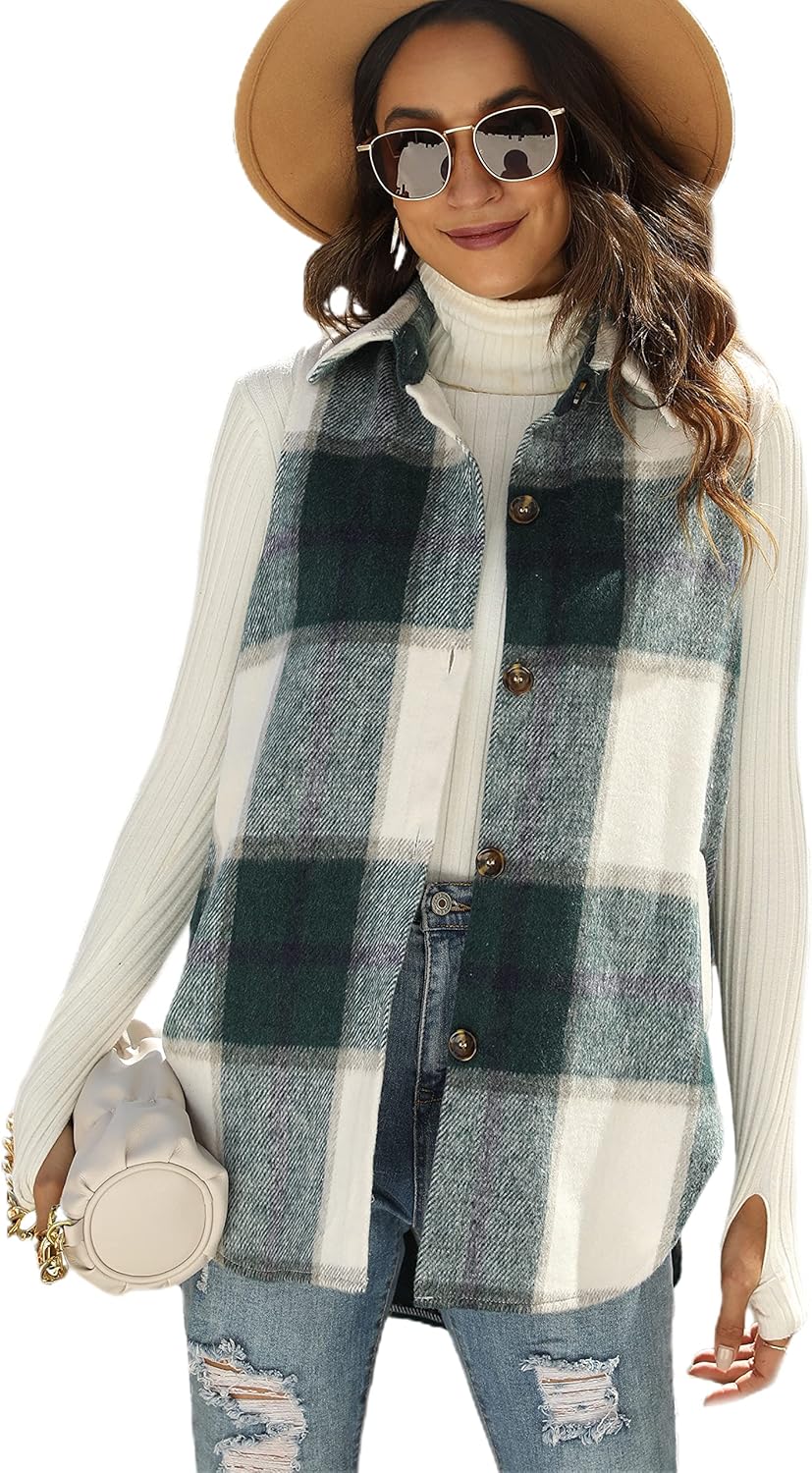 Stylish Women's Plaid Vest for Casual and Modern Outfits