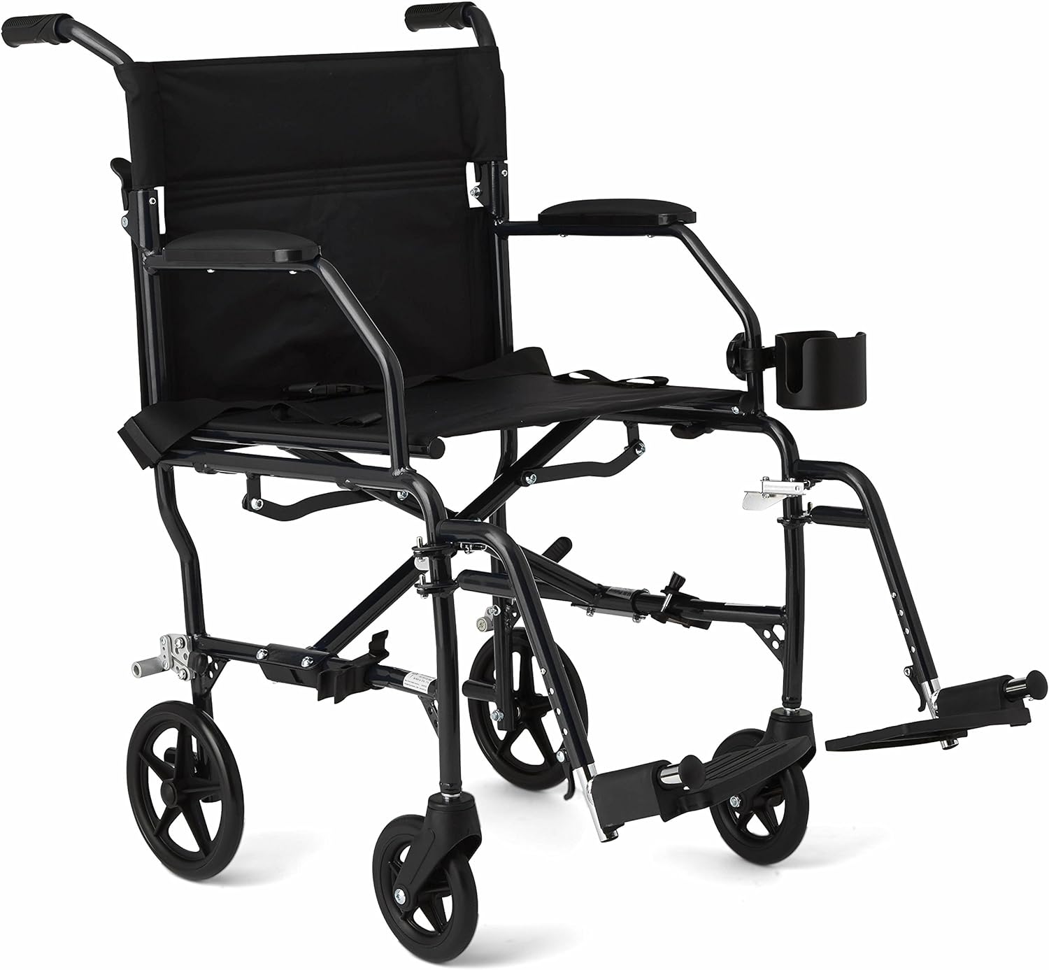 Ultra Lightweight Transport Wheelchair for Adults, 19-Inch Seat