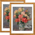 Vittanly 18x24 Picture Frames Set of 2 - Rustic Gold wall frames