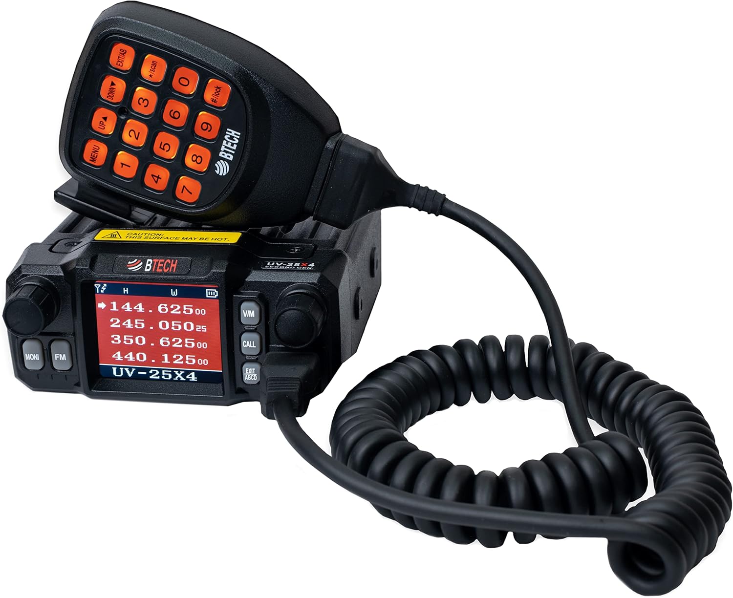 BTECH UV-25X4 Mini Mobile Radio: Tri Band 25 Watt Performance