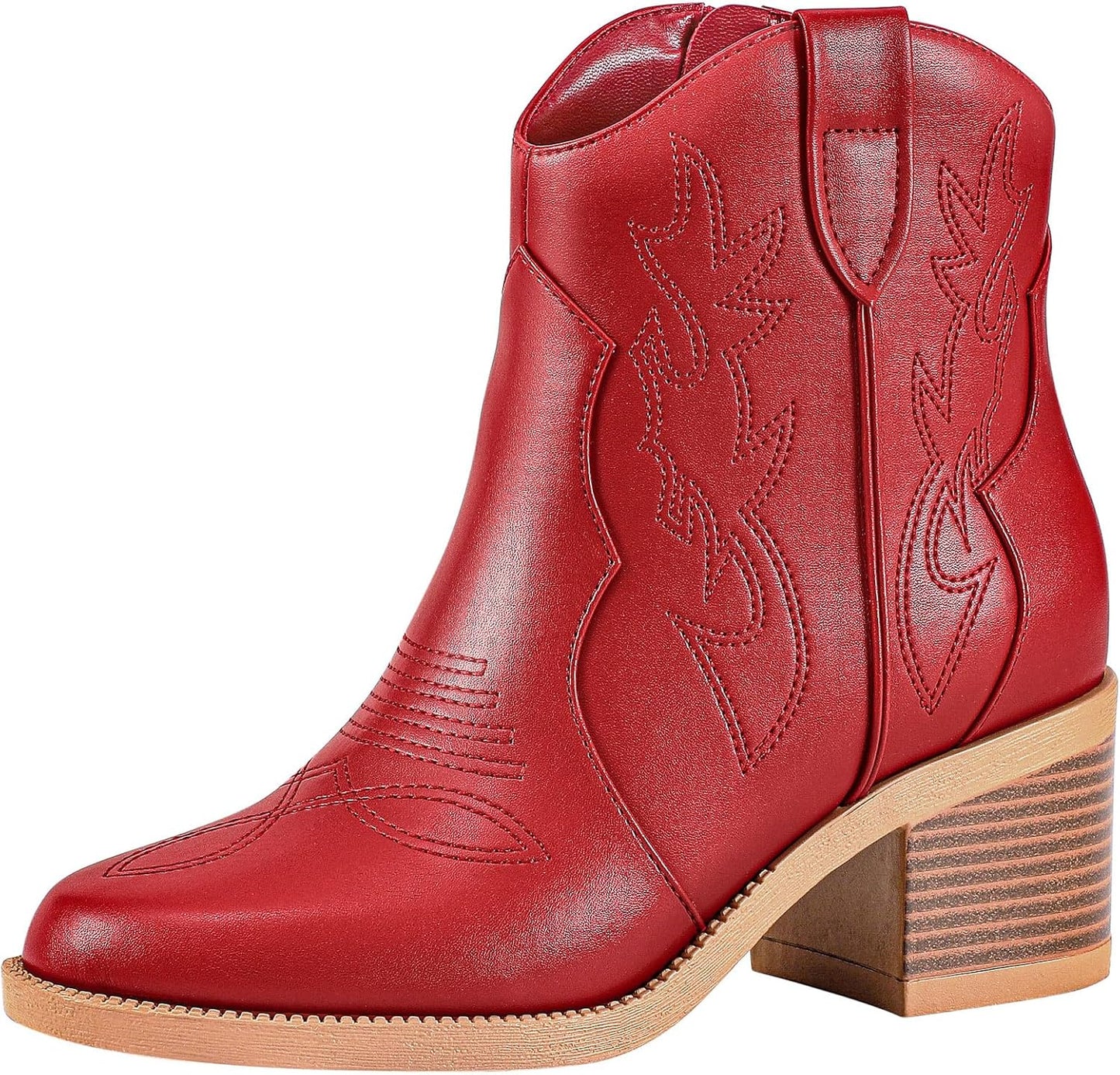 PIZZ ANNU Women's Embroidered Cowboy Boots for All Occasions