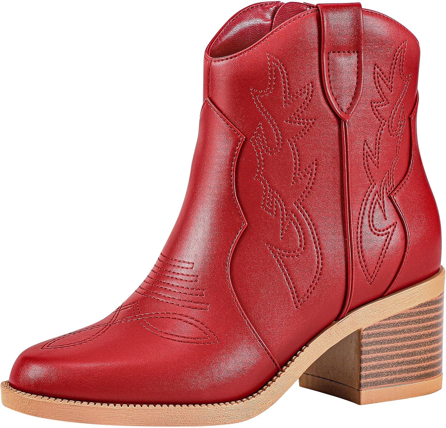 PIZZ ANNU Women's Embroidered Cowboy Boots for All Occasions