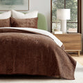 EverGrace Velvet Quilt Set King Size - Luxurious All-Season Comfort