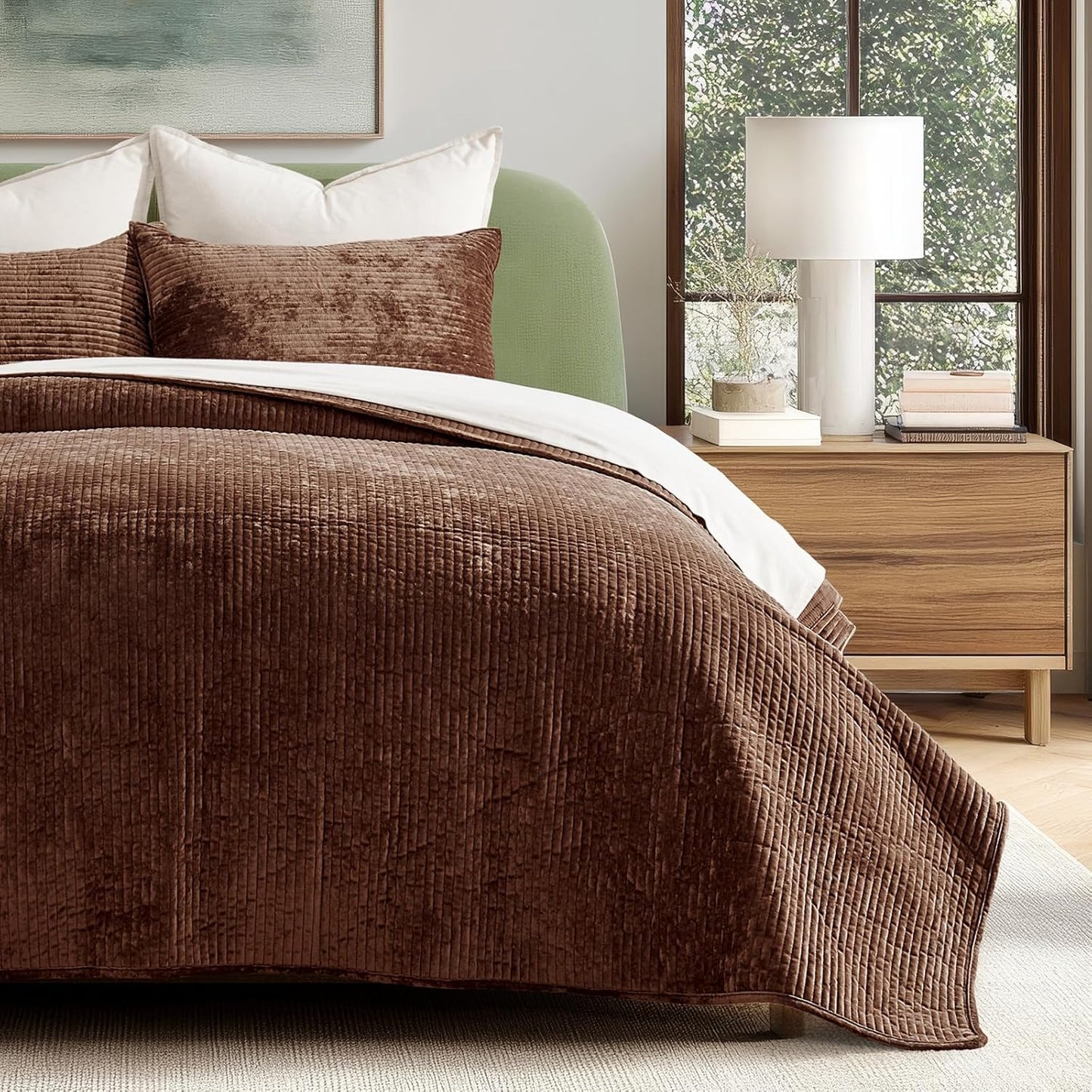 Luxurious Velvet Quilt Set King Size for Timeless Elegance