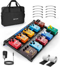 Vangoa Guitar Pedal Board with Built-in Power Supply - Foldable