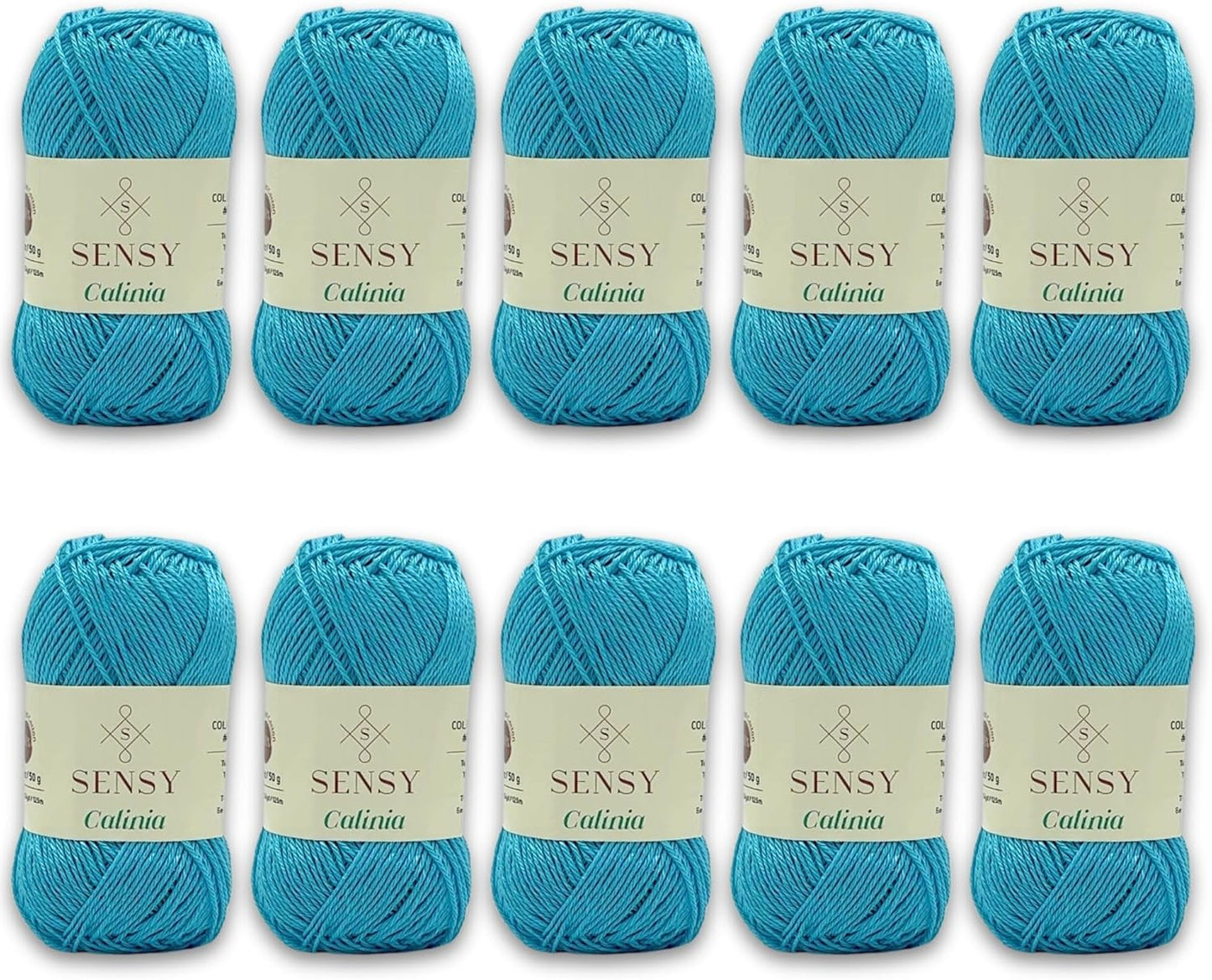 10 Skeins of Sensy Calinia Yarn for Amigurumi Projects