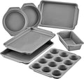 Nonstick Bakeware 7-Piece Set - Durable, Oven-Safe Pans