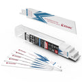 EZARC 25 Pack 6 in 14+18 TPI Reciprocating Saw Blades - Metal Cutting