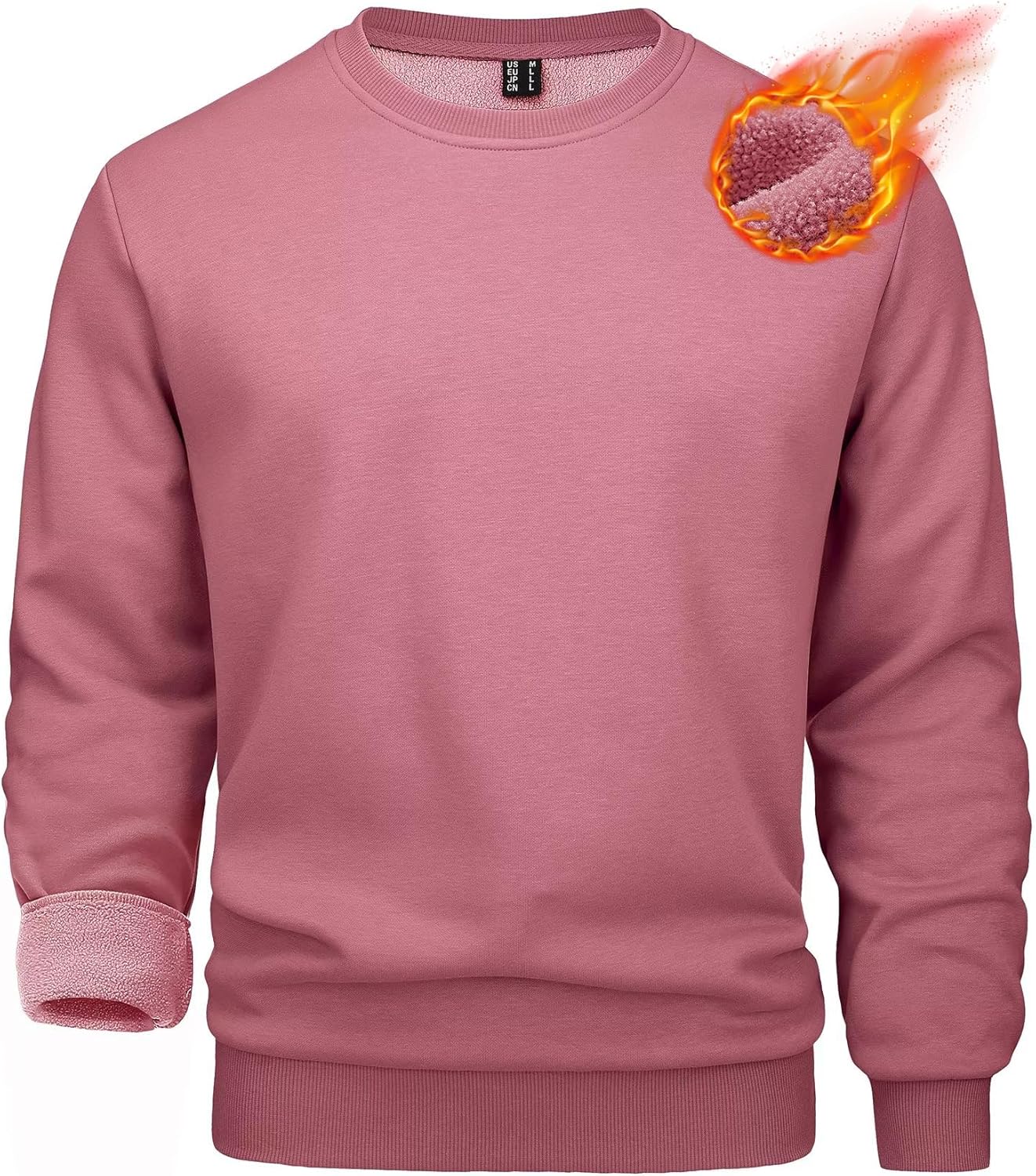 MAGCOMSEN Men's Crewneck Sweatshirt for Casual Warmth and Comfort