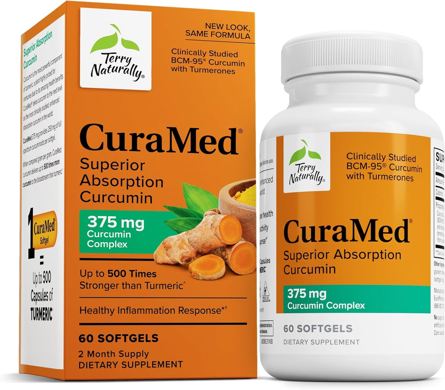 CuraMed 375mg Antioxidant Supplement for Brain & Immune Health