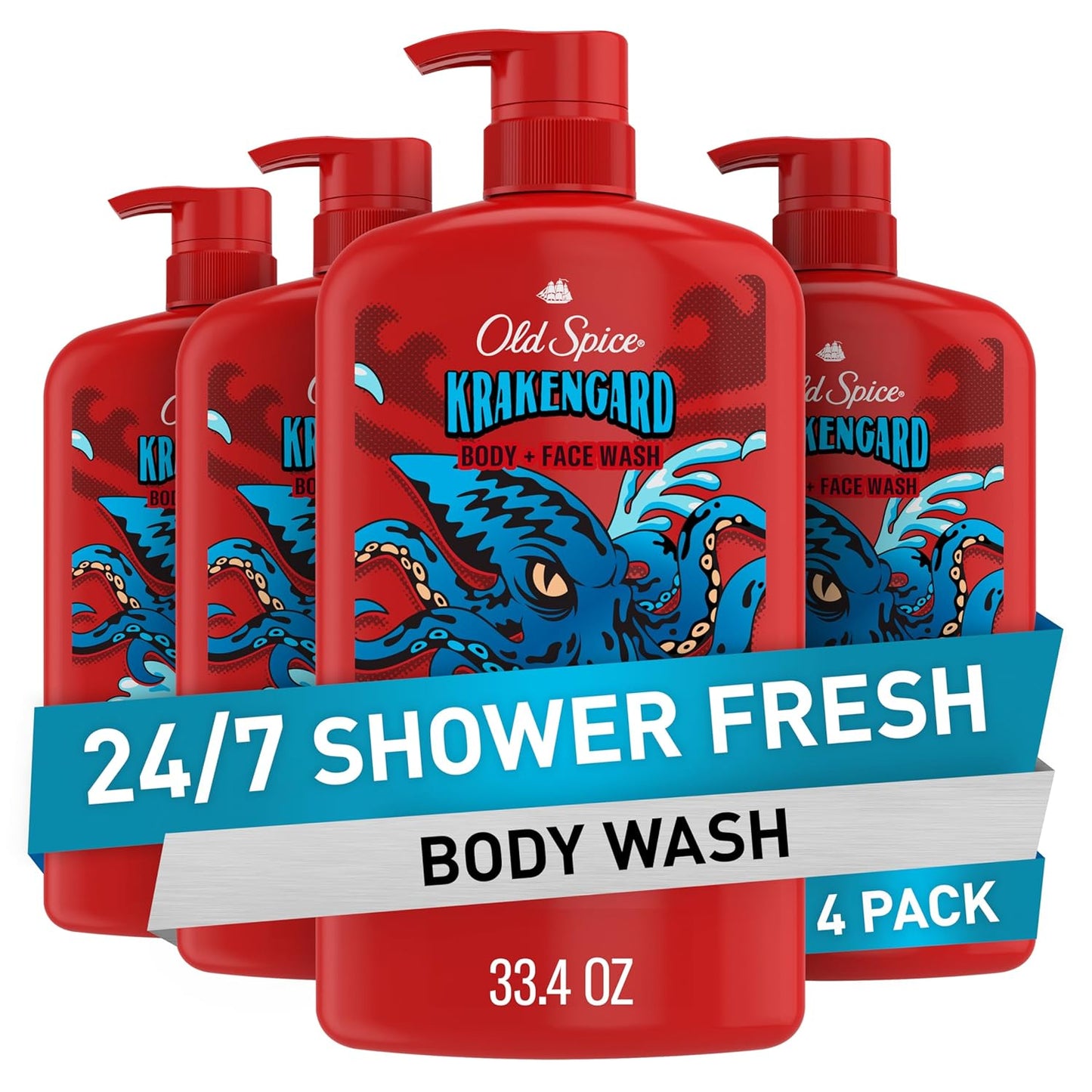 Old Spice Cleansing Body Wash for Men with Lasting Scent