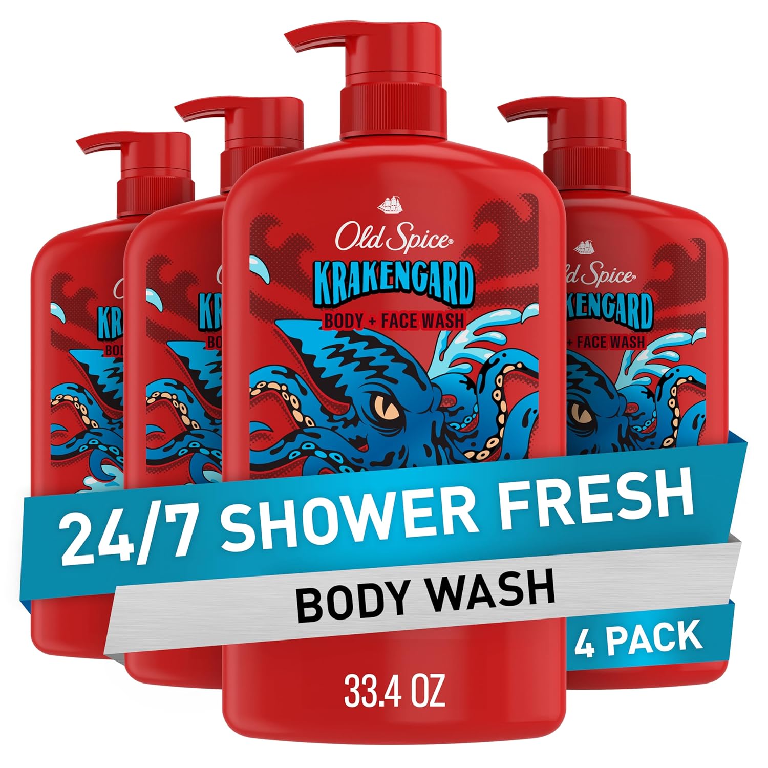 Old Spice Cleansing Body Wash for Men with Lasting Scent