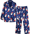 Ekouaer Women's Satin Pajama Set for Relaxing Sleep and Style