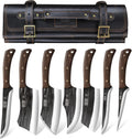 HOSHANHO Butcher Knife Set: Hand Forged Chef Knives