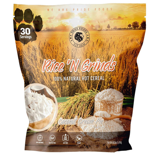 Pride Foods Rice 'N Grinds Hot Cereal - Gluten-Free Comfort Food