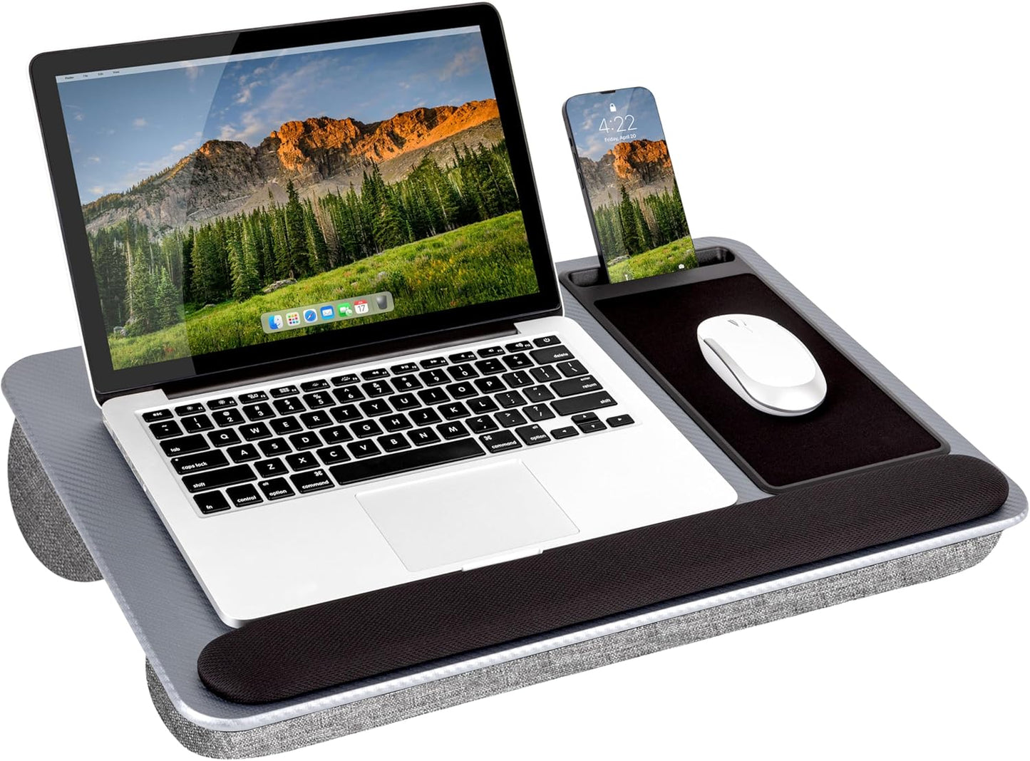 LAPGEAR Home Office Pro Lap Desk for 15.6 Inch Laptops