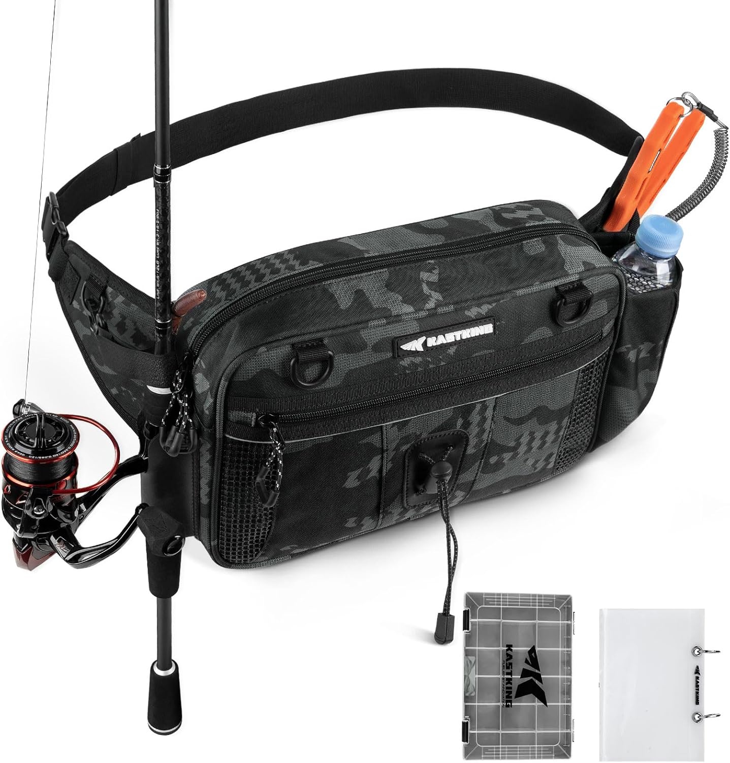 KastKing BaitSpace Waist Bag: Waterproof Fishing Storage Pack