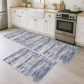 KOZYFLY Modern Abstract Area Rugs 2PCS 2x3 and 2x6 - Machine Washable
